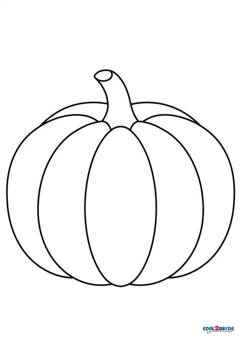 Free Printable Pumpkin Coloring Pages For Kids Plain Pumpkin Coloring Page, Free Pumpkin Printables Preschool, Pumpkin Trace Printable, Free Printable Halloween Coloring Pages For Kids Simple, Cute Pumpkin Coloring Pages, Pumpkin Drawings Halloween, Pumpkin Colouring Printables, Pumpkin Coloring Sheets Free Printable, Traceable Pumpkin