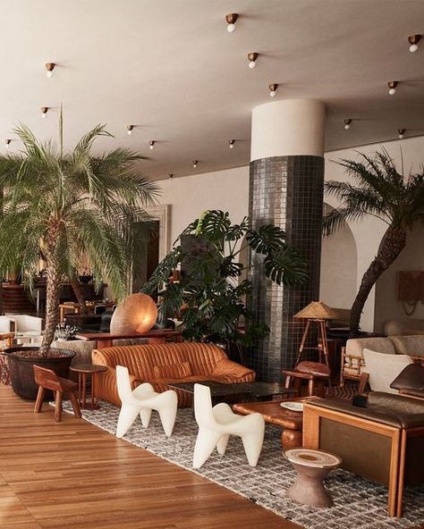 Santa Monica Proper Hotel, Beach Hotel Room, Proper Hotel, Sculptural Furniture, Hotel Concept, Hotel Room Design, California Cool, Hotel Interiors, Retail Interior