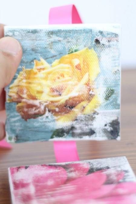 How To: Make Magazine Image Transfer Art - Curbly How To Make Magazine, Idea Magazine, Transfer Art, Canvas Tutorial, Painted Barn Quilts, Magazine Images, Craft Techniques, Photo Transfer, Cricut Cards