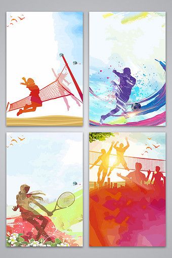 Sports Club Campus Sports Poster Design Background Illustration#pikbest#backgrounds Sports Poster Illustration, Sports Fest Poster, Sports Pubmat, Sport Poster Design Graphics, Sport Illustration Graphics, Sport Club Design, Sport Poster Design Ideas, Sports Day Background, Sports Exhibition