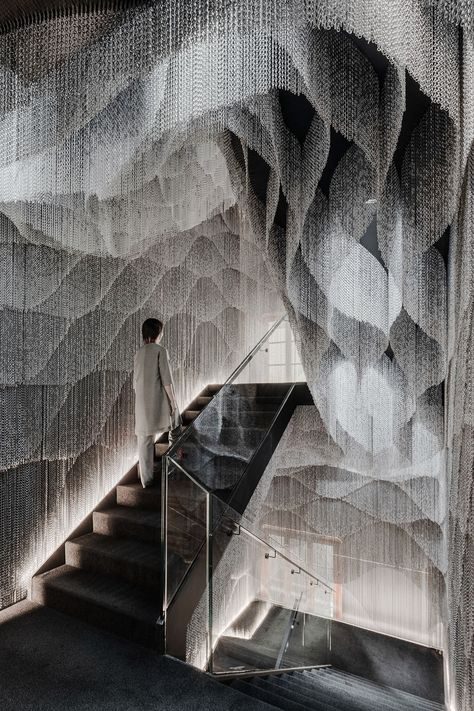 Kengo Kuma, Antoni Gaudi, Metal Curtain, Architecture Office, Quito, Architecture Project, Interior Architecture, Antonio Mora Artwork, Light In The Dark