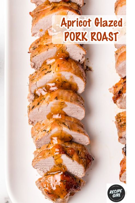 Boneless Pork Loin Recipes, Pork Loin Recipes Oven, Apricot Pork, Baked Pork Loin, Cabbage Steaks Recipe, Apricot Sauce, Pork Roast Recipe, Pork Roast In Oven, Pork Loin Roast Recipes