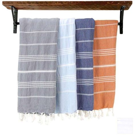 Turkish Towel - Essential                         – Hacienda Collection Turkish Towels Bathroom, Towels Bathroom, Turkish Bath Towels, Turkish Bath, Turkish Towels, Bath Towel, Home Decor Inspiration, Burnt Orange, Beach Towel