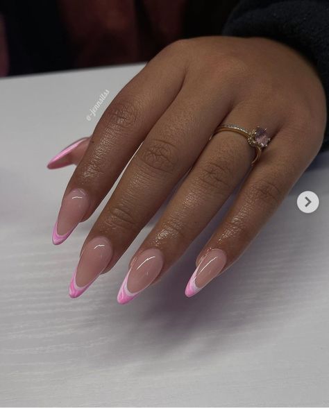 Oval Nails Designs, Gel Acrylic Nails, Girly Acrylic Nails, Work Nails, French Tip Acrylic Nails, Her Nails, Classy Acrylic Nails, Short Square Acrylic Nails, Acrylic Nails Coffin Pink