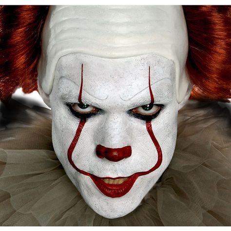 Pennywise Makeup, Unique Halloween Makeup, Maquillage Halloween Simple, Teknik Makeup, Halloween Makeup Clown, Hourglass Makeup, Creepy Halloween Makeup, Cute Halloween Makeup, Cool Halloween Makeup