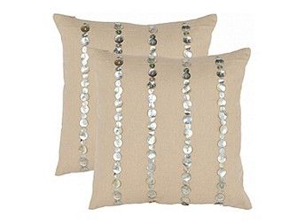 Jenna Embellished Pillow: Set of 2 Throw Pillow Ideas, Throw Pillow Set, Skin Spots, Stylish Pillows, Coastal Pillows, Pillow Ideas, Throw Pillow Styling, Pillow Styling, Pillows Decorative