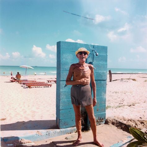 In the 1970s, photographer Andy Sweet focused his camera's lens on Miami Beach and its inhabitants. With a backdrop of surreal colors, he captured an era of the city that has almost been forgotten as today's luxury hotels and EDM-centric nightclubs have taken over. Read more about Andy Sweet and his photo legacy. Andy Sweet, Miami Beach Photography, Miami Hotels, Vintage Miami, Retirement Party Decorations, South Beach Miami, Retirement Parties, Colour Photograph, World Cultures