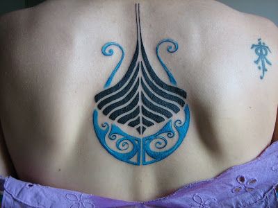 Nordic tattoo idea. Looks like something the avatar- watertribe would have ^^ Icelandic Tattoo, Norwegian Tattoo, Norway Tattoo, Viking Ship Tattoo, Traditional Viking Tattoos, Scandinavian Tattoo, Boat Tattoo, Viking Tattoo Symbol, Family Tree Tattoo