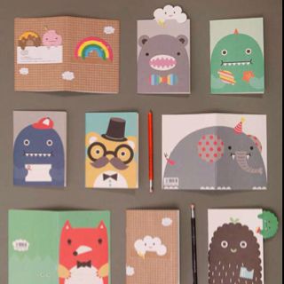 Noodolls paper Pretty Notebooks, Kids Stationary, Paper Things, Paper Lovers, Font Illustration, Kids Notebook, Cute Monsters, Childrens Illustrations, Book Inspiration