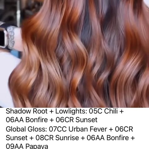 Igk Hair Sunset Lover, Hair Glaze, Hair Formulas, Color Formulas, Redken Shades, Hair Gloss, Hair Toner, Hair Color Formulas, Shadow Root