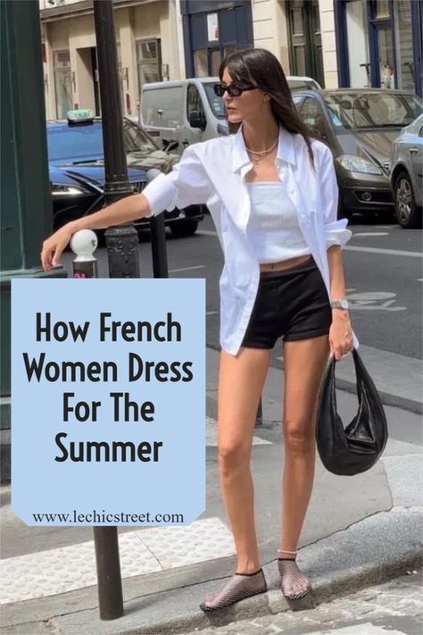 How French Women Dress For The Summer. Looking for a very pary outfit for summer fashion. These paris outfits are perfect for summer outfits and summer style. Whether you are going to paris or now, these summer outfits will give you the paris aesthetic. Check out paris style for the summer to look very chic this summer style. Find plenty of French summer fashion ideas. #parisoutfits #parisoutfit #parisstyle #summerfashion #parisoutfit Summer French Outfits Street Styles, Parisienne Summer Style, Parisian Night Out Outfit, Parisian Summer Outfits French Style, How To Dress Like A Parisian Woman, French Street Style 2024, Summer Outfits For Paris, French Rivera Outfits Summer, French Outfits Summer