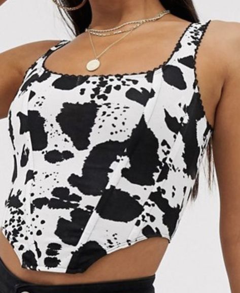 f4a4da9aa7eadfd23c7bdb7cf57b3112desc52697274ri Cowgirl Costume Women, Cow Print Corset, Cowgirl Costume Kids, Cowgirl Costume Diy, Cow Outfits, Cowgirl Costume, Corset Fashion, Cow Boy, Corsets