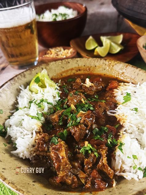 Pork Vindaloo Curry | Authentic Goan Vindaloo | The Curry Guy Indian Pork Curry, Chicken Vindaloo Authentic, Indian Pork Recipes, Pork Curry Recipes, Pork Vindaloo Recipe, Pork Vindaloo, Vindaloo Curry, Vindaloo Recipe, Chicken Vindaloo