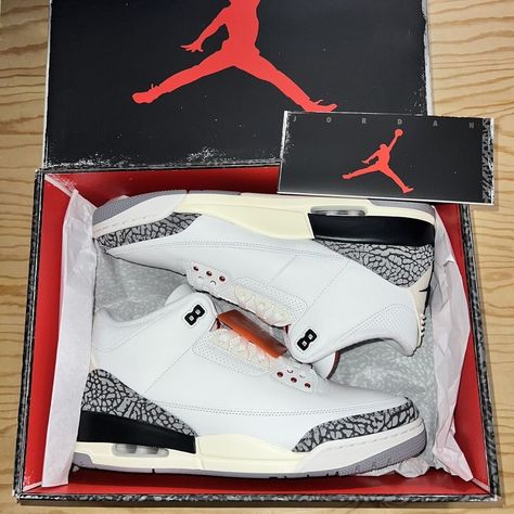 I just added a new item to eBay, NIKE AIR JORDAN 3 RETRO WHITE CEMENT REIMAGINED SHOES SNEAKERS DN3707-100 13 NEW! #eBay #eBaySeller https://ebay.us/YcVMoB White Cement Reimagined, Nike Air Jordan 3, White Cement, Jordan 3 Retro, Air Jordan 3 Retro, Air Jordan 3, Jordan 3, New Item, Jordan Shoes