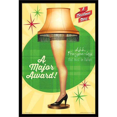 A Christmas Story - Lamp Christmas Story Decorations, A Christmas Story Decorations, Christmas Story Lamp, Classic Christmas Movies, Magnetic Frame, Holiday Artwork, Magnetic Frames, Christmas Story, Christmas Trends