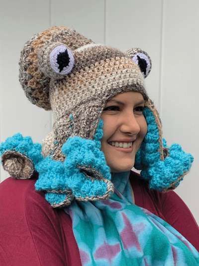 Octopus Hat Crochet, Octopus Hat, Octopus Crochet, Making Candles Diy, Hat Patterns Free, Hat Crochet Pattern, Crochet Octopus, The Octopus, Crochet Hats Free Pattern