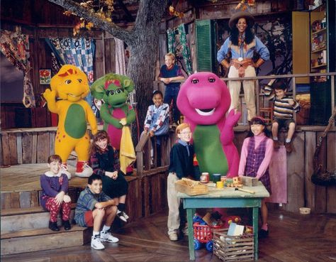 All hail Barney the Dinosaur! THE most legendary male babysitters of our generation! #Barney #BabyBop #BJ #BarneytheDinosaur Friends Season 3, Barney And Friends, Barney The Dinosaur, Morning Rose, Barney & Friends, Friends Season, Pink Dinosaur, Tv Land, Pbs Kids