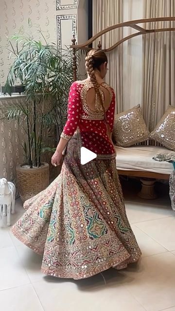 Lehengas Wedding, Mirror Work, On Instagram, How To Wear, Instagram