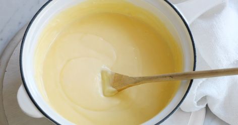 Basic custard Homemade Custard Recipe, Vanilla Custard Recipe, Custard Recipe Easy, Egg Custard Recipes, Custard Cake Recipes, Easy Custard, Custard Recipe, Homemade Custard, Custard Desserts