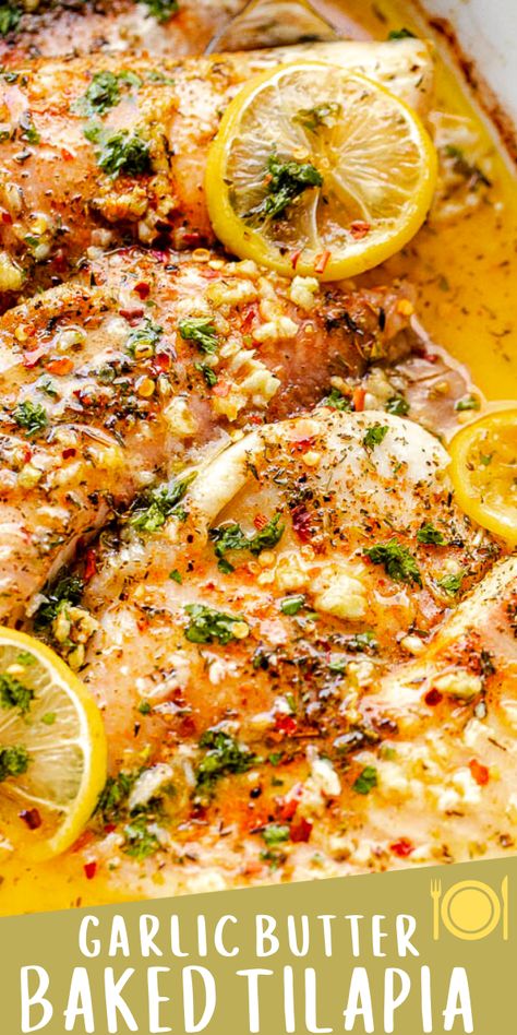 Tilapia Recipes Healthy Easy, Oven Baked Tilapia, Tilapia Recipes Healthy, Tilapia Recipes Easy, Baked Tilapia, Fish Dinner Recipes, Tilapia Recipes, Fish Recipes Healthy, Fish Dinner