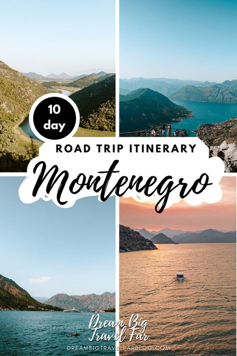 Montenegro Road Trip Itinerary 10 Day Itinerary, Tips For Driving, Montenegro Travel, The Balkans, Europe Itineraries, One Day Trip, Croatia Travel, Perfect 10, Best Sunset