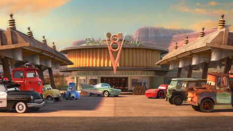 Springs Wallpapers, Radiator Springs Wallpaper, Cars Radiator Springs, Cars Disney Pixar, Disney Cars Movie, Mater Cars, The Cable Guy, Radiator Springs, Cars Land