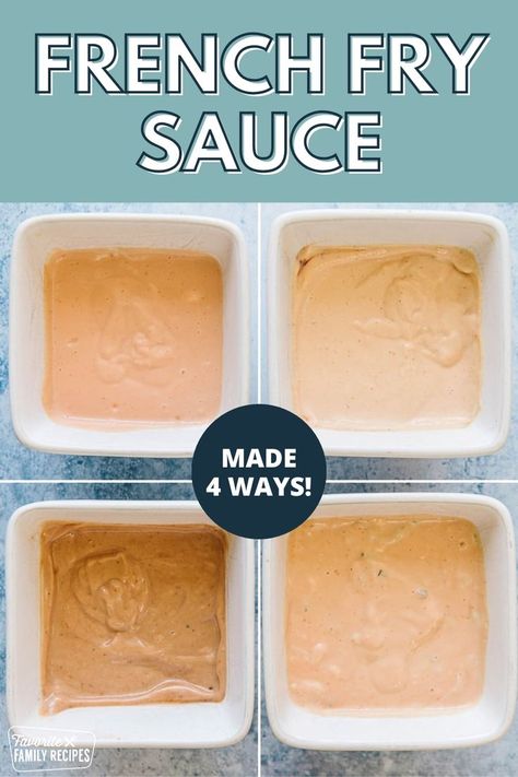 French Fry Sauce is so yummy and really easy to make. Once you try it you will love it. You'll never go back to eating fries with plain old ketchup again. For the most part, this tasty condiment can be found in Utah, Idaho, and parts of Oregon. There are several ways to create this iconic dipping sauce for french fries. Sauce For French Fries, Copycat Sauces, Best Pasta Sauce Recipe, Sauces For Salmon, Best Pasta Sauce, Best Sauce Recipes, French Fry Sauce, Chicken Sauces, Sauces For Chicken