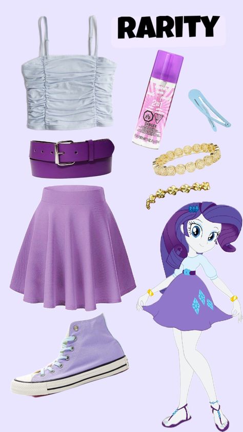 #rarity #mylittleponey #raritycosplay Rarity Halloween Costume, Mlp Halloween Costumes, Rarity Inspired Outfits, My Little Pony Halloween Costume, Rarity Cosplay, Rarity Costume, Free Cosplay, My Little Pony Rarity, Matching Halloween Costumes