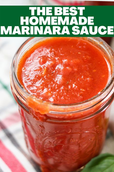 Best Homemade Marinara Sauce, Marina Sauce, Vegetable Pasta Bake, Best Marinara Sauce, Bruschetta Chicken Pasta, Easy Marinara Sauce, Homemade Marinara Sauce, Marinara Recipe, Marinara Sauce Recipe