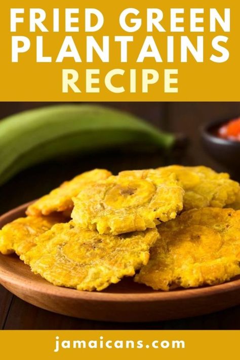 Green Plantain Recipes, Plantains Recipe, Fried Plantain Recipe, Plantain Fritters, Green Plantains, Plantain Recipes, Green Eating, Colombian Food, Plantains Fried