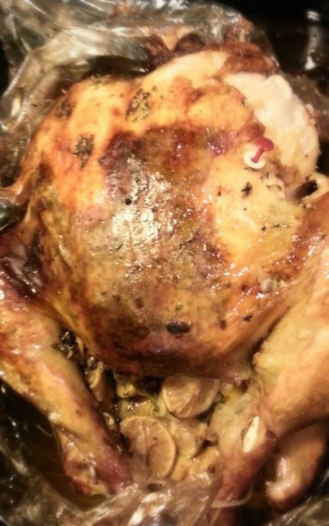 Overnight Turkey, Turkey In Oven Bag, Turkey In Oven, Turkey In A Bag, Oven Bag, Seasoned Butter, Lipton Onion Soup Mix, How To Make Turkey, Family Meal Ideas