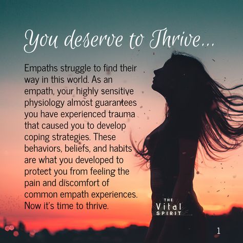 I am teaching Tools for Thriving as an Empath again beginning March 26th. This six week class teaches participants about being an empath and how to best take care of yourself as an empath. The class covers the world of energy, intuition, and the tools that keep empaths healthy. This class is ideal for: People who have newly discovered or suspect that they are empaths People who are tired of feeling like being an empath is a curse People who are new to the world of energy and intuition How To Heal As An Empath, Heyoka Empath Quotes, Empath People, Empaths Quotes, Intuitive Witch, Super Empath, Sigma Empath, Empath Quotes, Psychic Vampire