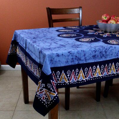 Batik Tablecloth, Paisley Mandala, Blue Placemats, Elegant Tablecloth, Mandala Floral, Vinyl Rolls, Floral Tablecloth, Blue Border, Art Bag