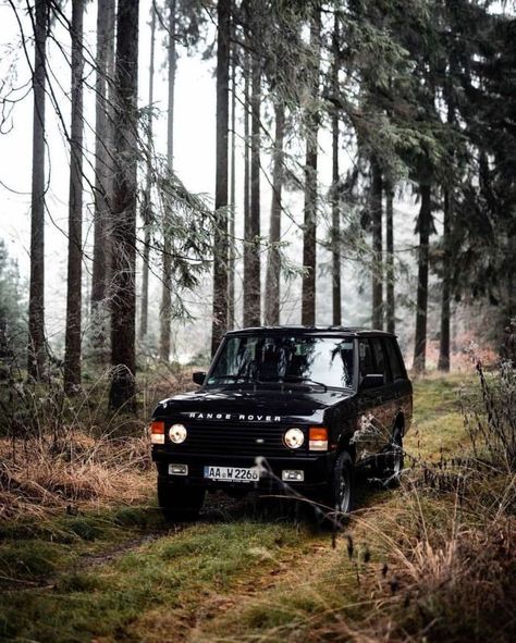 Range Rover V8, Range Rover Black, Black Panthers, Lux Cars, Range Rover Classic, Car Vintage, Old Classic Cars, Classy Cars, Land Rover Discovery