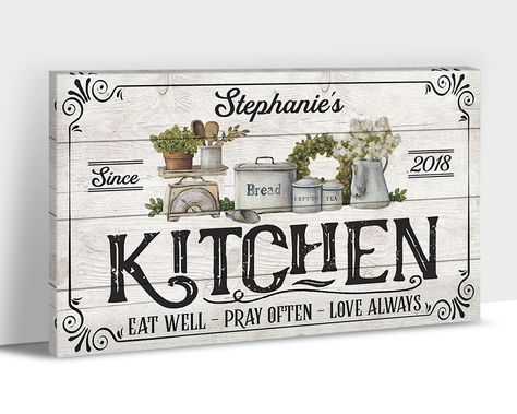 Kitchen decor signs