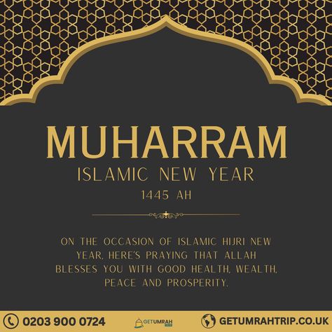 "The start of the Islamic New Year is not just a shift in the calendar but a time to reflect on our journey, seek blessings, and renew our commitment to faith and unity. May this year bring peace, prosperity, and piety to all." #IslamicNewYear #Hijri1446 #Muharram #NewYearInIslam #HijriNewYear #IslamicYear #IslamicCalendar #HappyHijriNewYear #Hijri1446H #getumrahtrip #islam #explore #getumrahtripuk Hijri New Year, Islamic Calendar, Islamic New Year, The Calendar, Holiday Packaging, Spiritual Guidance, Our Journey, Makkah, Pilgrimage