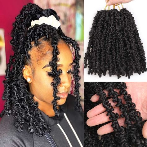 Bob Butterfly Locs, Balayage Brunette To Blonde, Messy Locs, Hair For Black Women, Bob Cut Wigs, Curly Crochet Hair Styles, Locs Crochet, Butterfly Locs, Blonde Bob Hairstyles