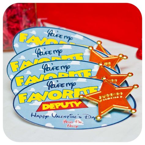 Pin for Later: These 27 Valentines Will Make Every Disney-Lover's Heart Explode Toy Story Valentines Toy Story Valentines Ideas, Toy Story Valentines, Toy Story Crafts, Story Crafts, School Holiday Party, Toy Story Baby, Valentine Favors, Valentine Party Favors, Toy Story Theme