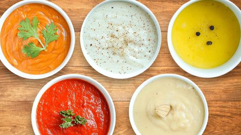 Your Complete Guide To The Five Mother Sauces - Chowhound 5 Mother Sauces, French Mother Sauces, Espagnole Sauce, Five Mother Sauces, Mother Sauce, Mother Sauces, Cooking Secrets, Italian Tomato Sauce, Bearnaise Sauce