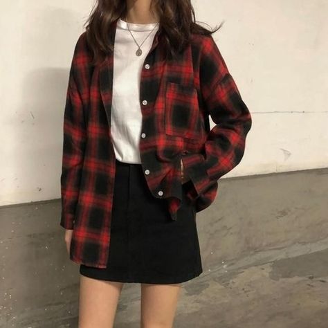 b5a1fc2085986034e448d2ccc5bb9703desc52585337ri Pocket Blouse, Long Sleeved Shirt, Summer Vintage, Long Sleeve Plaid Shirt, Loose Shirts, Moda Vintage, Long Sleeve Plaid, Look Vintage, Vintage Summer