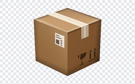 Package Box Emoji PNG Box Png For Editing, Tex Box Png, Box Emoji, Diamond Emoji, Animated Fonts, Ios Emoji, Mockup Downloads, Graphic Design Projects, Box Packaging