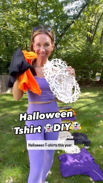 Shannon Doherty on Instagram: "👻 HALLOWEEN TSHIRT DIY 👻 THIS is the BEST idea for Halloween!! SHARE AND SAVE this fun and easy DIY idea!! MAKE SURE YOUR FOLLOWING ME FOR THE BEST IDEAS THAT YOUR FAMILY WILL LOVE!! 🕷️👻🕸️  LIKE + COMMENT - “diy” - for links to all the supplies you need to make these with your family this year! They turn out so cute!! 👻👻  FOLLOW ME @athomewith.shannon for all my holidays ideas!! #halloween #halloweendiy #easydiy #diy #halloweencrafts #momhacks #spookyseason #momsofinstagram" Halloween Tshirt Diy, Shannon Doherty, Idea For Halloween, Ghost Diy, Holidays Ideas, Halloween Tshirt, Lace Tshirt, Mom Hacks, Ideas Halloween