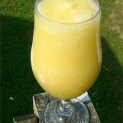 Fuzzy Navel Slush - Allrecipes.com Vodka Slush, Slush Recipes, Lime Drinks, Fuzzy Navel, Clinical Nutrition, Slushie Recipe, Peach Schnapps, Drinks To Try, Alcohol Drinks