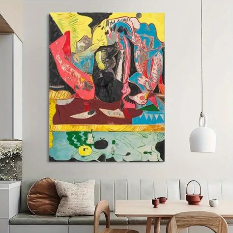 Framed Nordic Ins Abstract Graffiti Decorative Painting - Temu Abstract Graffiti, Wooden Painting, Graffiti Painting, Wooden Canvas, Gallery Wall Frames, Hanging Paintings, Framed Abstract, Wall Frame, Frames For Canvas Paintings