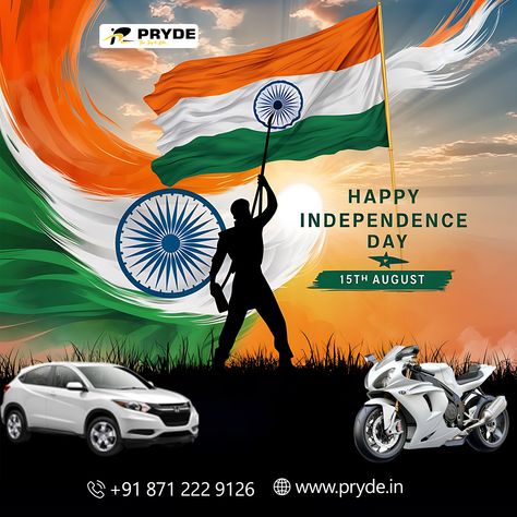 Pryde Rental Company Wishes You a Happy Independence Day! As we celebrate the spirit of freedom and unity, Pryde Rental Company extends our heartfelt wishes to all our valued customers. May this Independence Day bring prosperity, peace, and innovation to our nation and to all of us working towards a brighter future. Thank you for being a part of our journey. Together, let's continue to build a stronger and more technologically advanced India. Happy Independence Day! . . . . . #PrydeInvest ... 15 August 2024, Independence Images, Happy 15 August, Our Journey Together, Indian Images, 15 August Photo, Durga Mata, Happy Independence Day India, Independence Day Wishes