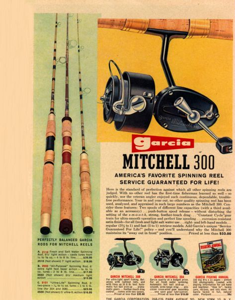 Garcia Mitchell reel reels Vintage Fishing Reels, King Salmon, Striped Bass, Catching Fish, Spinning Reels, Sport Fishing, Number Line, Vintage Fishing, Fishing Reels