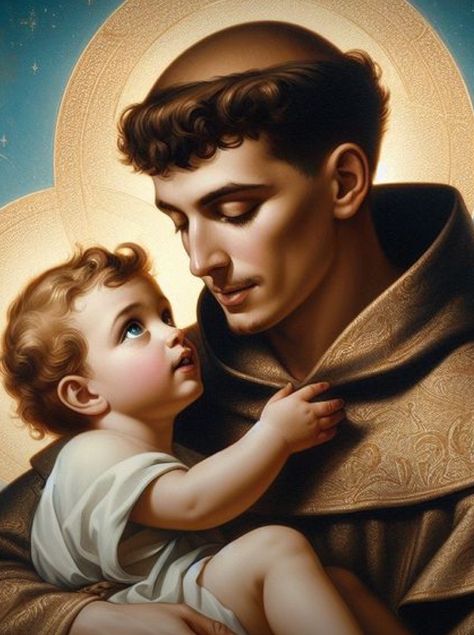 St Antony Images Hd, Saint Antony, Susi Rejano, Saint Anthony Of Padua, Catholic Pictures, Santo Antonio, Catholic Images, St Anthony, Modern Pictures