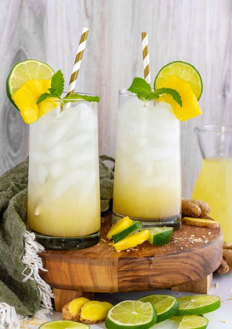 Pineapple Coconut Rum Cooler Pineapple Rum Drinks, Pineapple Rum, Cucumber Juice, Rum Drinks, Cocktail Ingredients, Pineapple Coconut, White Rum, Coconut Rum, Delicious Cocktails