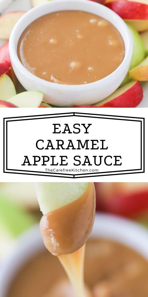 This easy homemade Caramel Dip for Apples is smooth, silky, and perfectly sweet. It’s a fall favorite that pairs perfectly with tart and crisp fresh apple slices.If you're looking for a sweet treat to accompany your apple slices, caramel dip is the perfect choice. Whether serving it as an after-school snack or as a dessert at your next party, caramel dip will surely be a crowd-pleaser. So grab some apples and get dipping! How To Make Caramel Apples, Homemade Caramel For Apples, Homemade Caramel Dip, Recipe For Apples, Caramel Dip For Apples, Apple Dips, Caramel Apples Diy, Dip For Apples, Caramel Apple Sauce