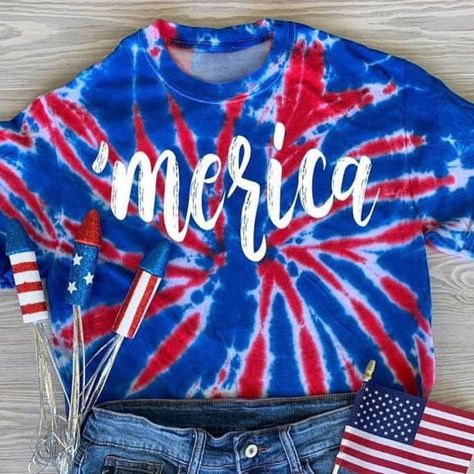 ‘Mercia T Shirt Perfect For 4th Of July! Never Worn! Size Xl (Us 12). Fits More Like A Medium Ty Dye, Blue Tie Dye Shirt, Diy Tie Dye Shirts, Tie Dye Diy, Fourth Of July Shirts, Tie Dye Shirts, Vinyl Shirts, Tie Dye Designs, Tie Dye Shorts